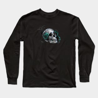 Celtic Skull Rose Long Sleeve T-Shirt